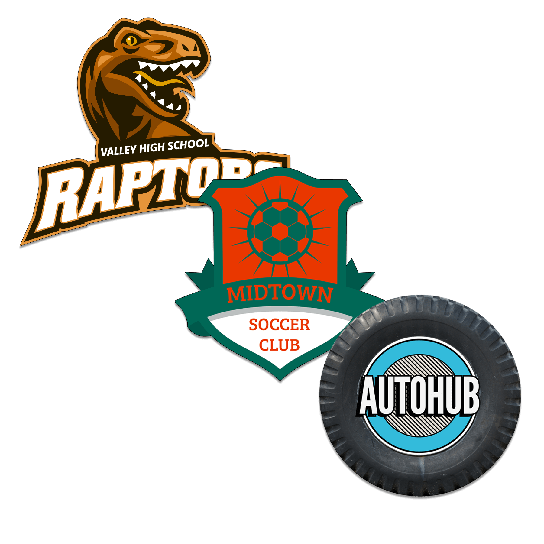 11 Sq. Inch Custom Indoor Magnet 20 Mil                               